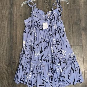 Free people mini flowy floral dress